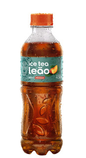 Ch Ice Tea Leo Pssego 450ml