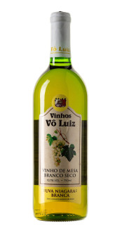 Vinho V Luiz Branco de Mesa Seco 750ml