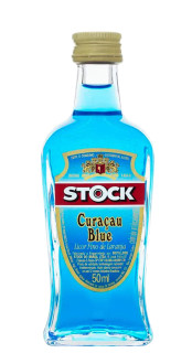 Miniatura De Licor Stock Curaau Blue 50ml