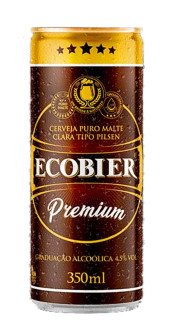 Cerveja Ecobier Premium Puro Malte Lata 350ml