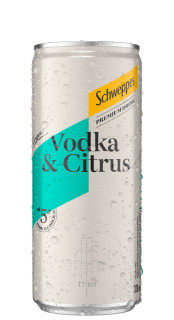 Schweppes Vodka & Citrus Lata 310ml