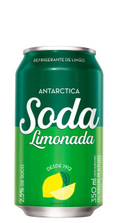 Refrigerante Soda Limonada Antarctica Lata 350ml