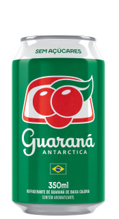 Refrigerante Guaran Antarctica Sem Acares Lata 350ml