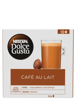 Caf em Cpsula Nescaf Dolce Gusto Caf Au Lait 100g com 10 Cpsulas