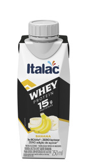 Bebida Lctea Italac Whey Protein 15g Sabor Banana 250ml