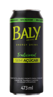 Energtico Baly Energy Drink Sem Acar Lata 473ml