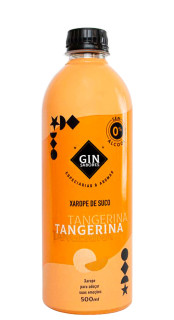 Xarope Gin Sabores Sabor Tangerina 500ml