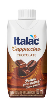 Bebida Lctea Italac Sabor Cappuccino e Chocolate 190ml